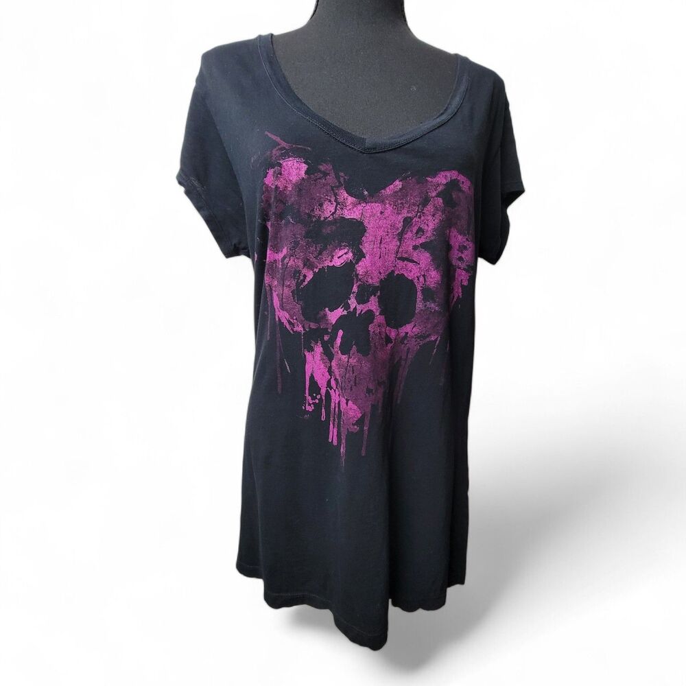 Stranded Skull Graphic T-Shirt XXL Gothcore Grunge Punk Rock Whimsigoth Goth